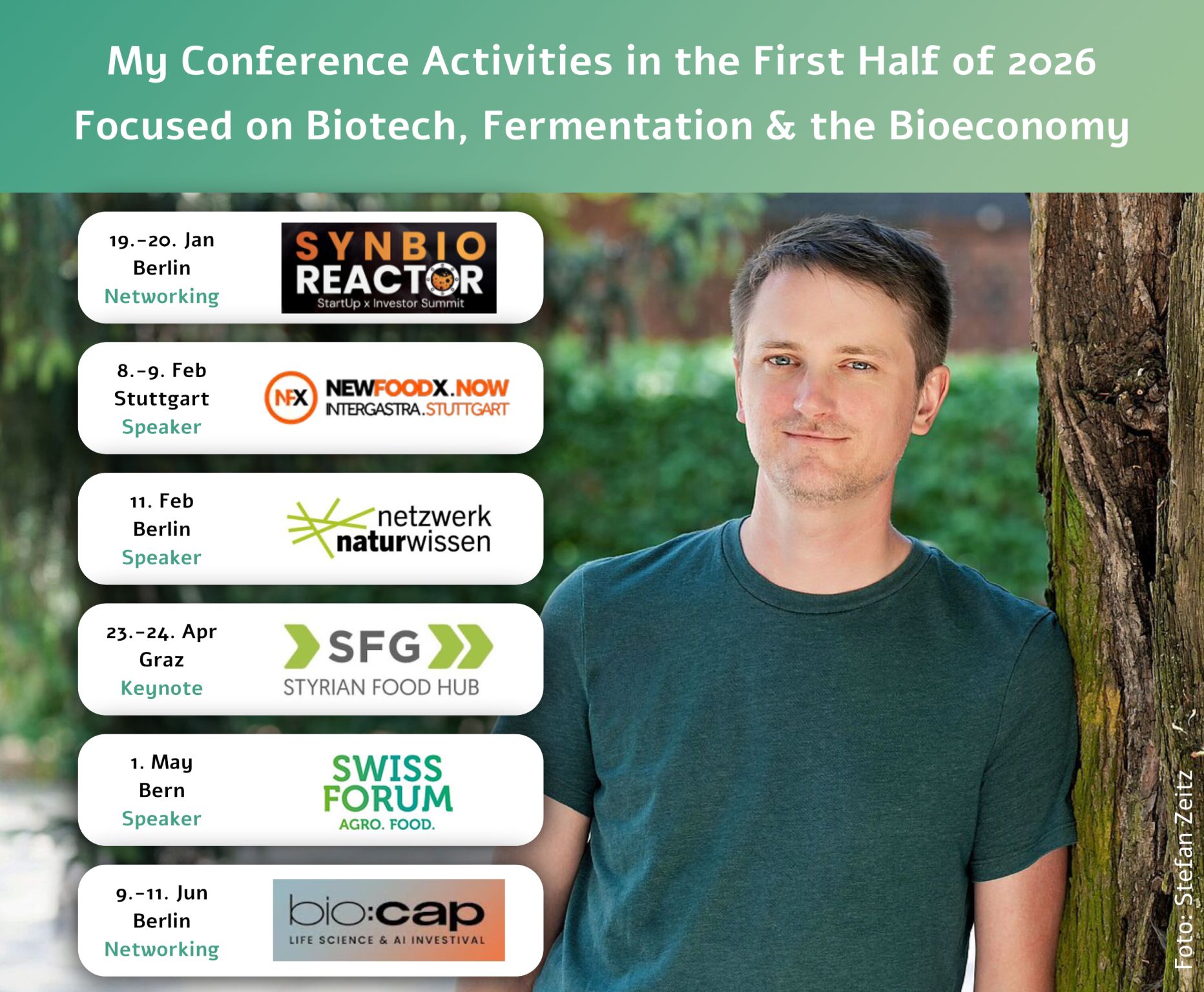 Meine Termine im ersten Halbjahr 2026